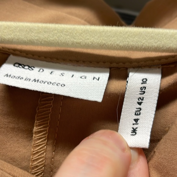 ASOS Design Maxi Dress with Trench Detailing - Picture 6 of 9